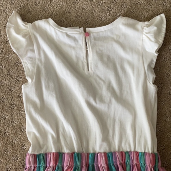 J Crew Crewcuts flutter sleeve dress with striped skirt - Picture 5 of 5